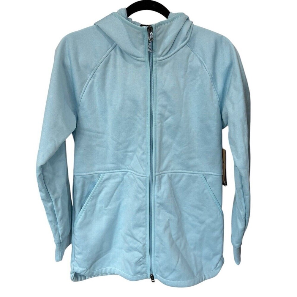 Burton Light Blue Full-Zip Hoodie Jacket
